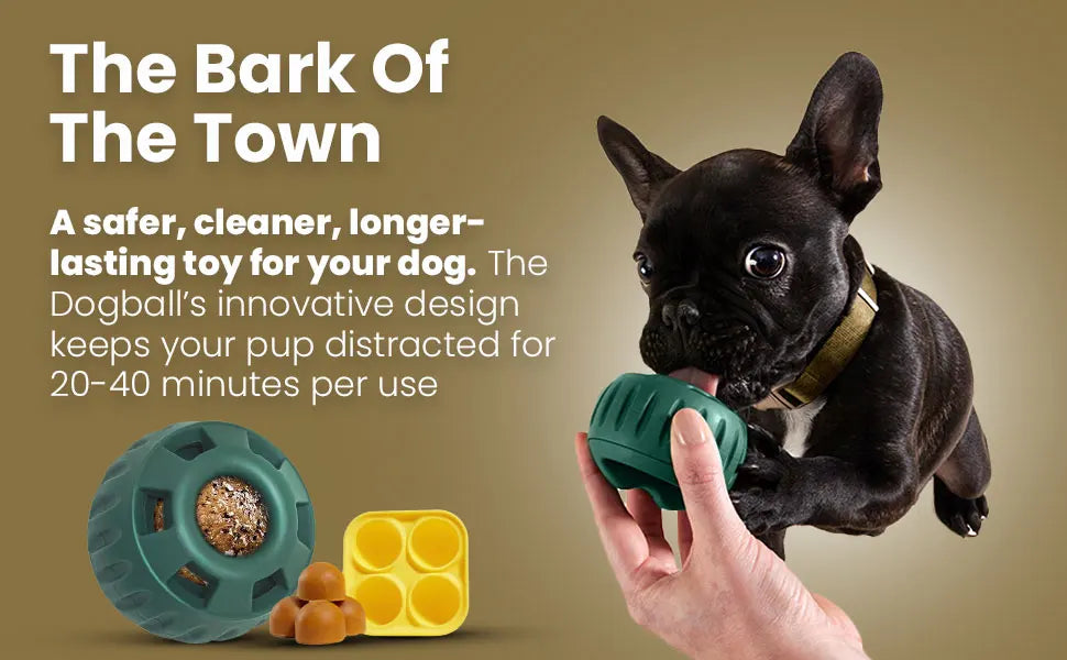 Juguete Rellenable de Silicona para Perros - Dispensador de Snacks Antiaburrimiento