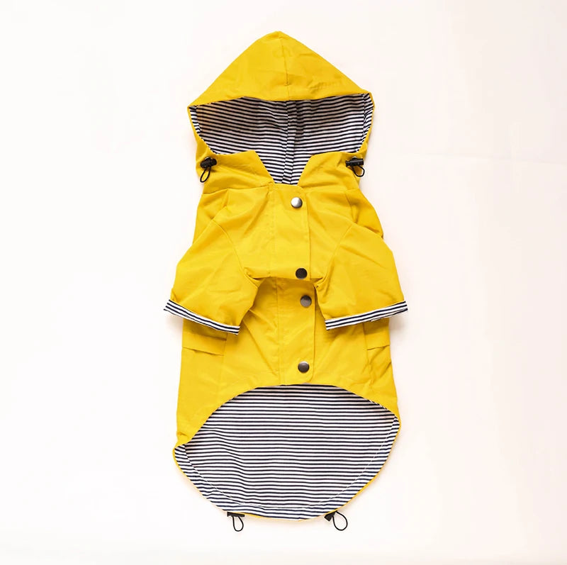 Chubasquero Impermeable de Moda para Perros – Doble Capa con Capucha y Bolsillos | Tallas S a 5XL
