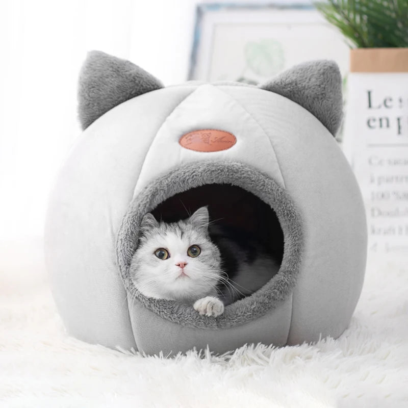 Cama Cueva para Gatos y Perros Pequeños