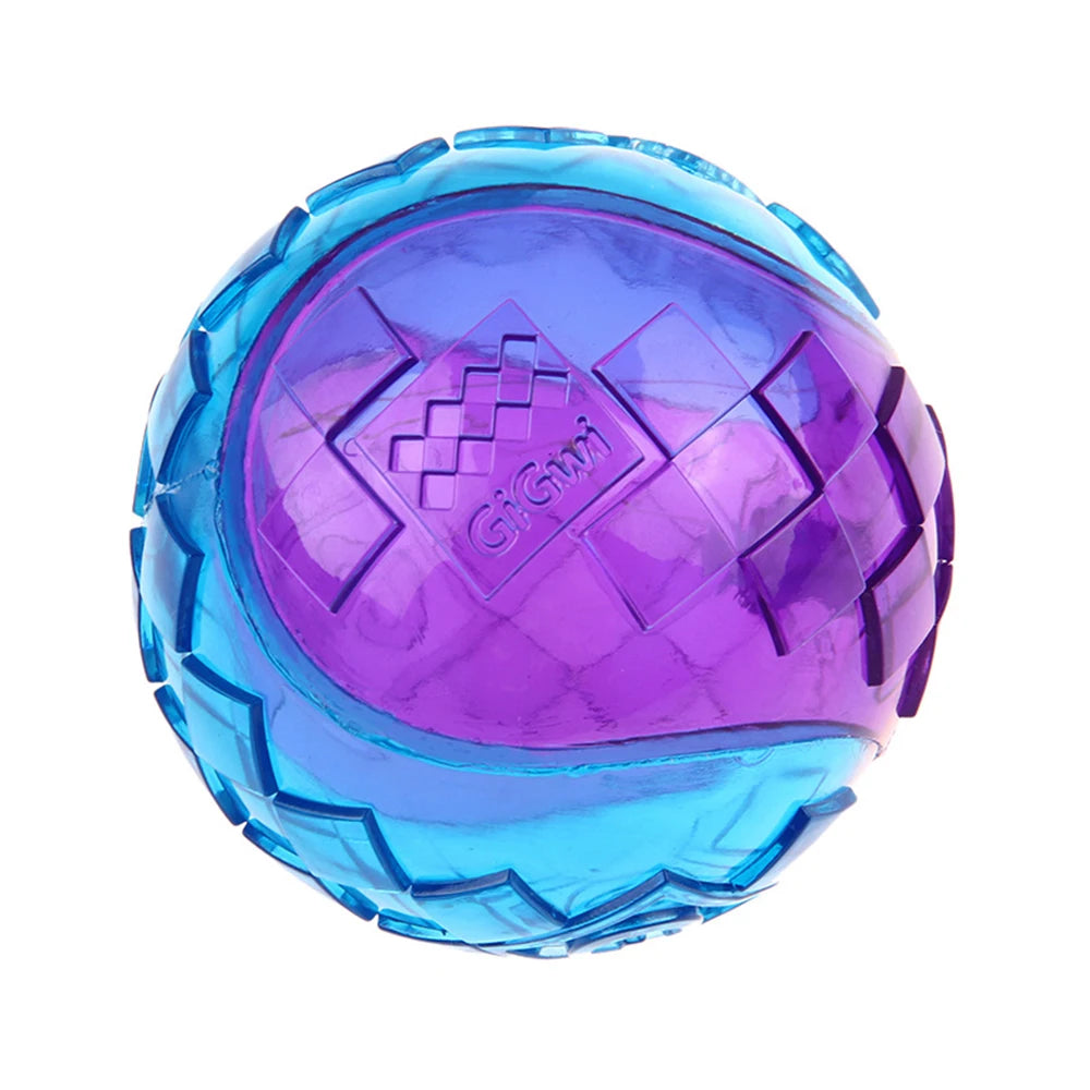 Pelota de Goma Natural con Sonido para Perros - Elástica y No Tóxica (5, 6 o 7 cm)