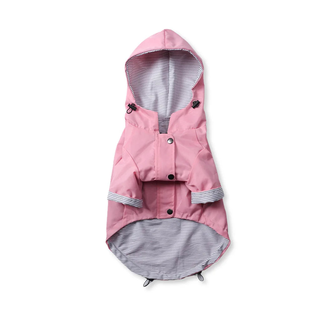 Chubasquero Impermeable de Moda para Perros – Doble Capa con Capucha y Bolsillos | Tallas S a 5XL