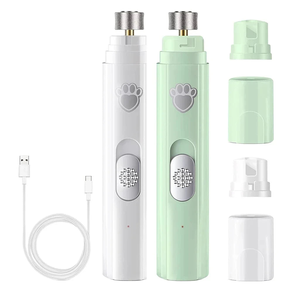 Lima de Uñas Eléctrica Recargable USB para Mascotas