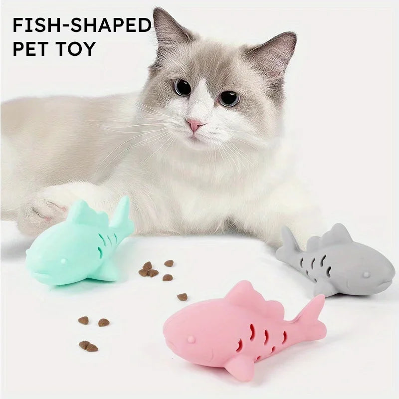Juguete Interactivo de Silicona para Gatos y Perros Pequeños - Esconde Premios y Limpia Dientes
