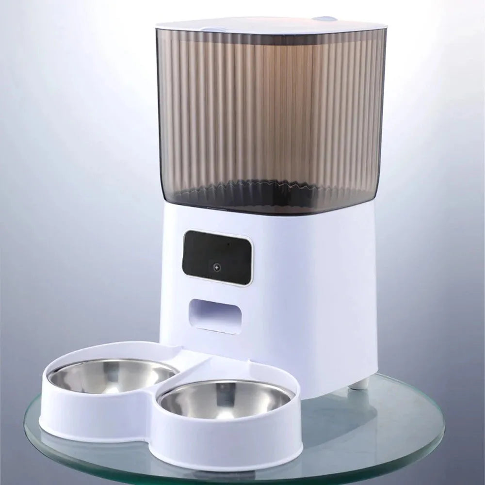 Comedero Automático Inteligente para Gatos y Perros 5L – WiFi, Cámara HD y Programable