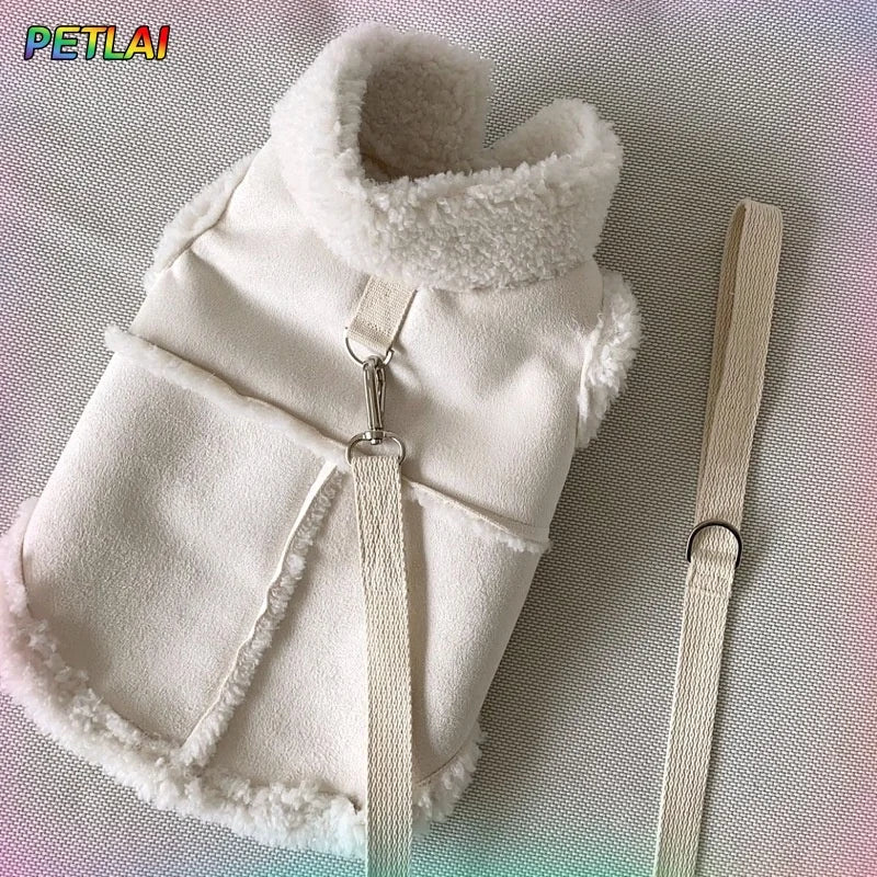 Dog Cute Vest Clothes Jacket Accessories Small Dog Luxury Autumn Winter Medium Dress Soft Pet Clothing Designer Coat Home
