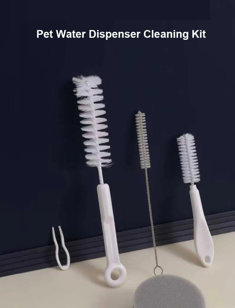 Cat Water Fountain Accessories Cleaning Brush Set for Pet Water Dispenser Pump Pipe Tube Bottle Cup Kettle Nozzles Cleaner Tools