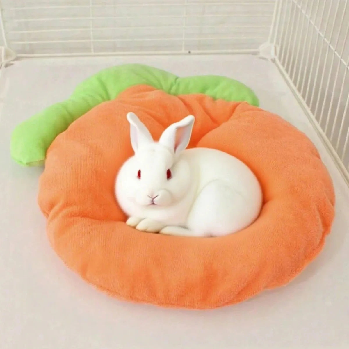 Cama con Forma de Zanahoria para Pequeños Animales