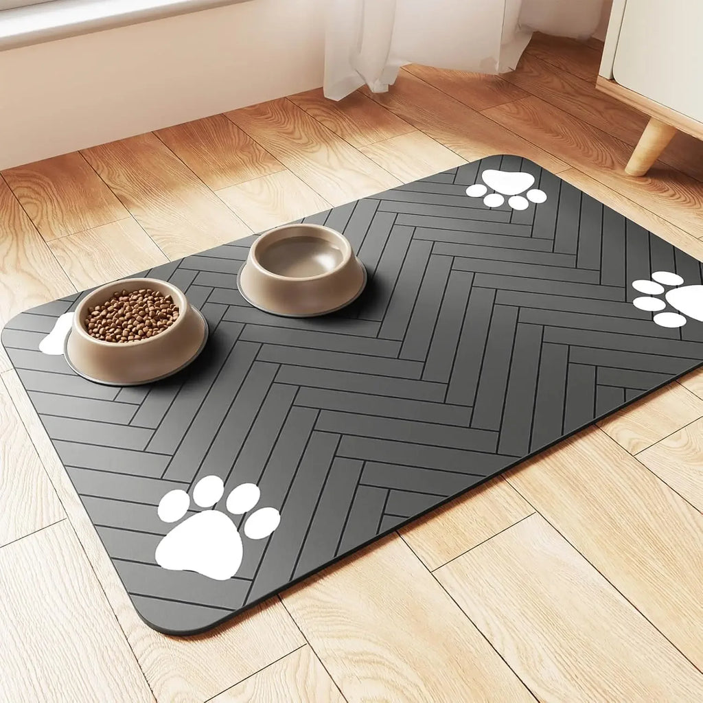 Tapete Absorbente para Comedero de Perros y Gatos
