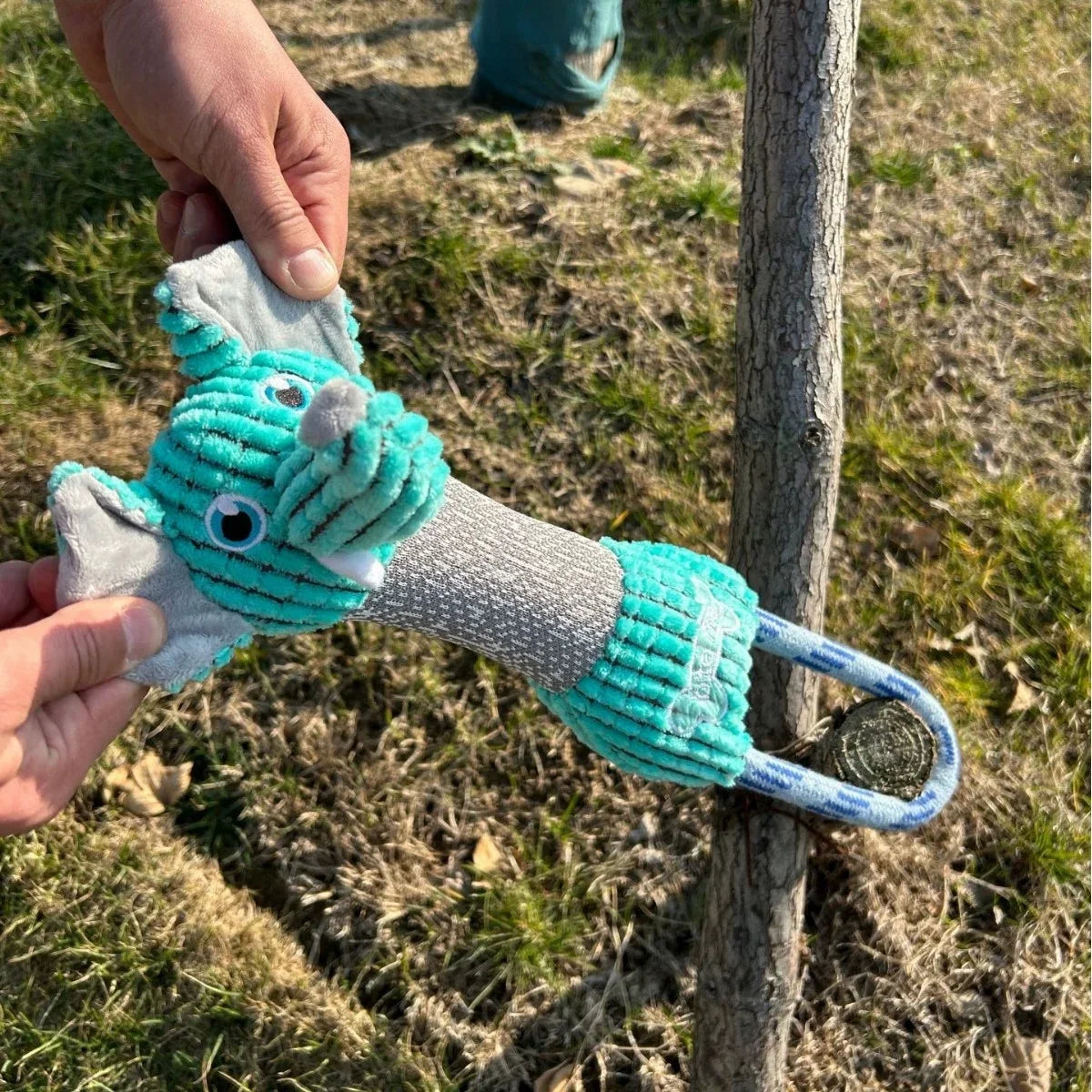 Juguete de Pana con Sonido para Perros - Forma de Animal Resistente a Mordiscos