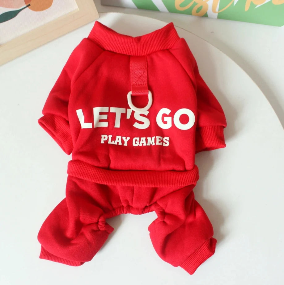 Dog Clothes Cotton Soft Overalls for Dogs Winter Puppy Jumpsuit Warm Coat Chihuahua Bichon French Bulldog Costumes Pet Clothing