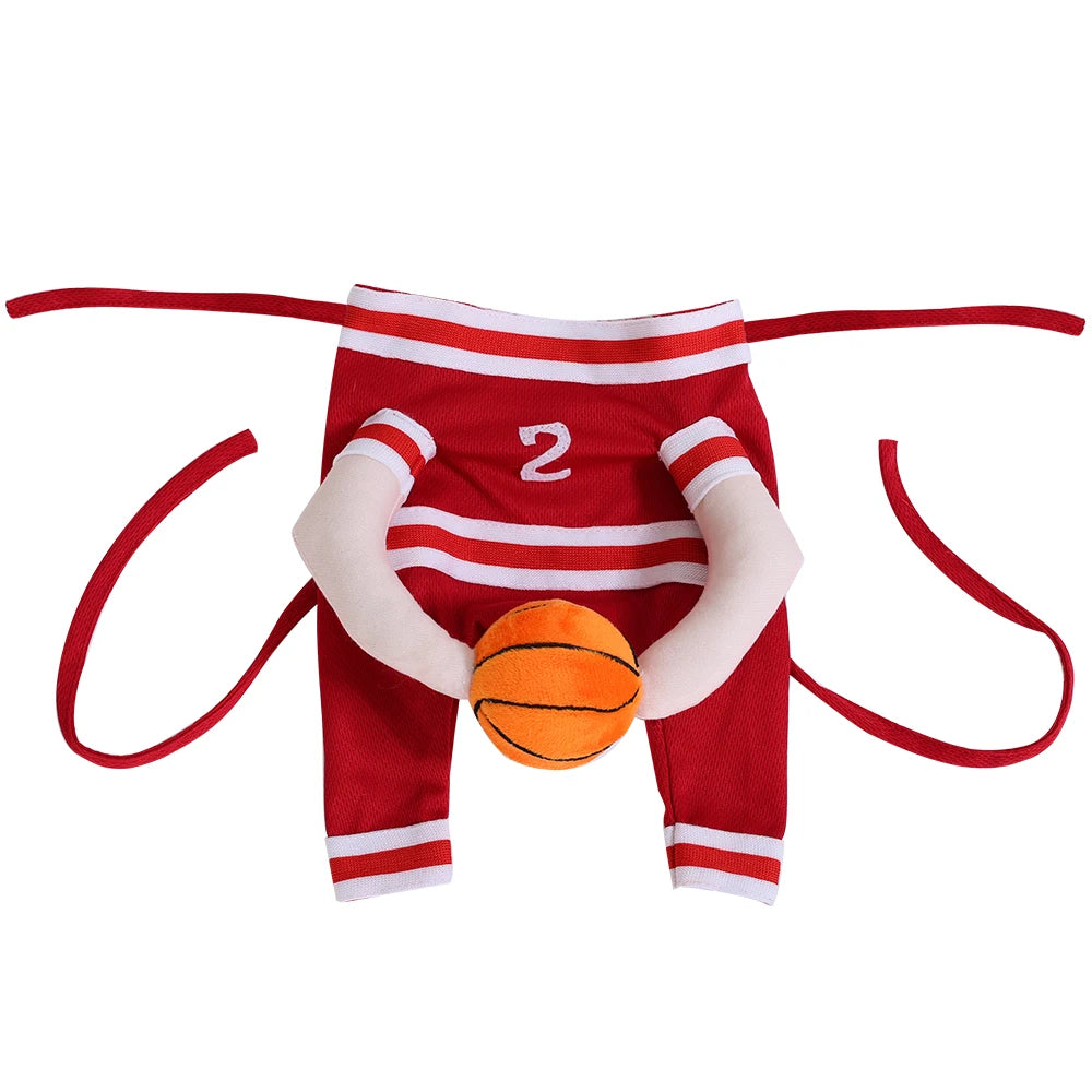 Disfraz de Camiseta de Baloncesto para Perros y Gatos – Transpirable y Ajustable | Tallas XS a XL