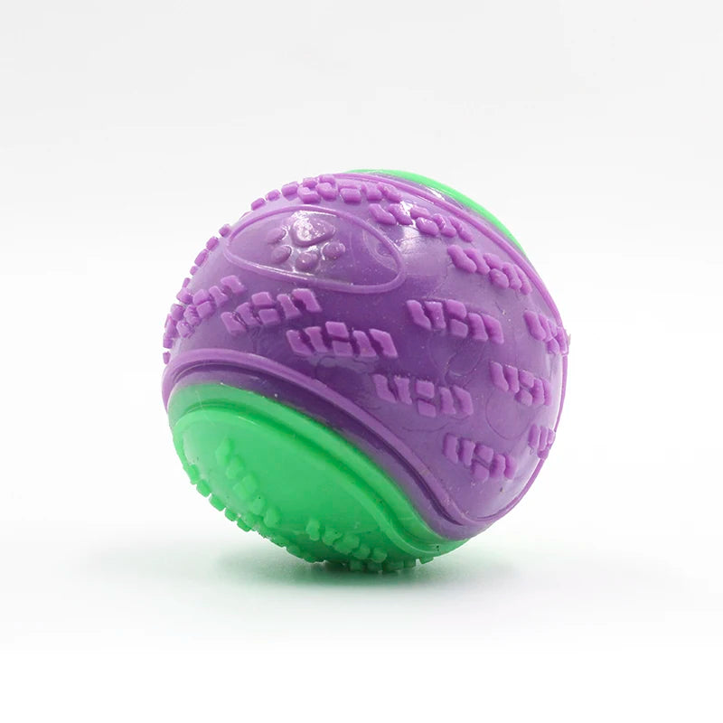 Pelota Interactiva con Sonido para Perros - TPR Resistente a Mordiscos 6,5 cm