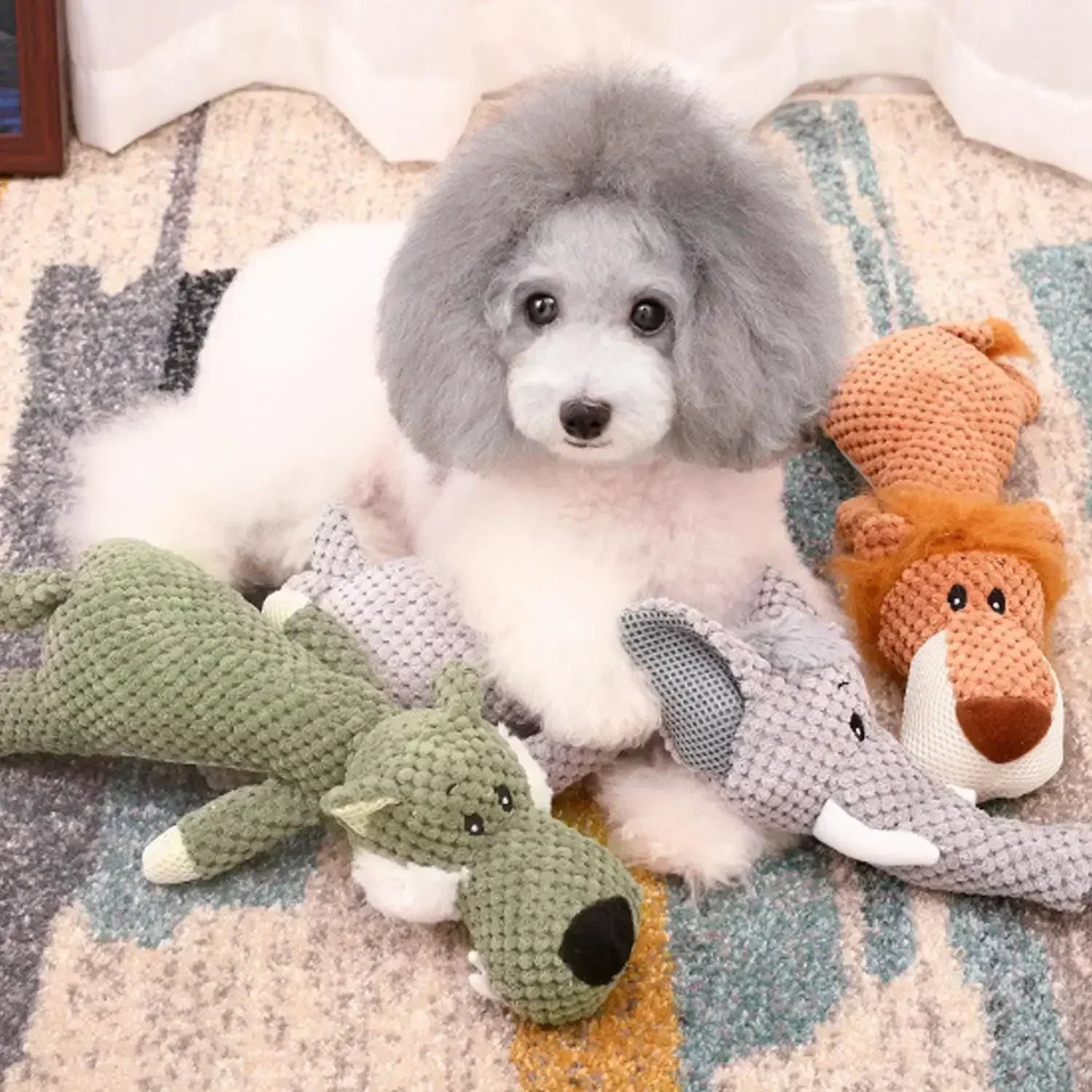 Juguete de Peluche con Sonido para Perros Grandes - Molar Resistente 35 cm