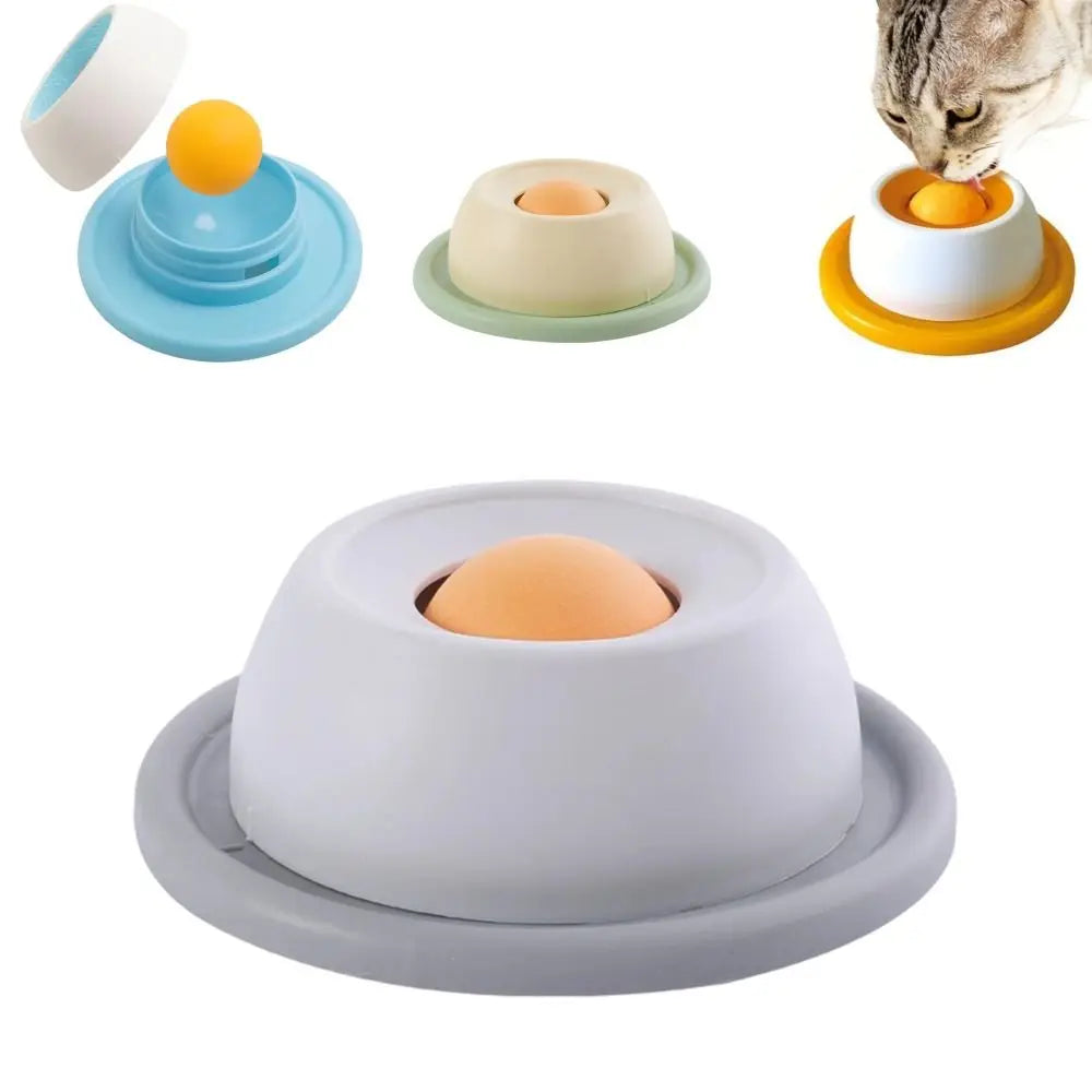 Comedero Lento para Lamer - Juguete Antiansiedad para Perros y Gatos 12x12 cm