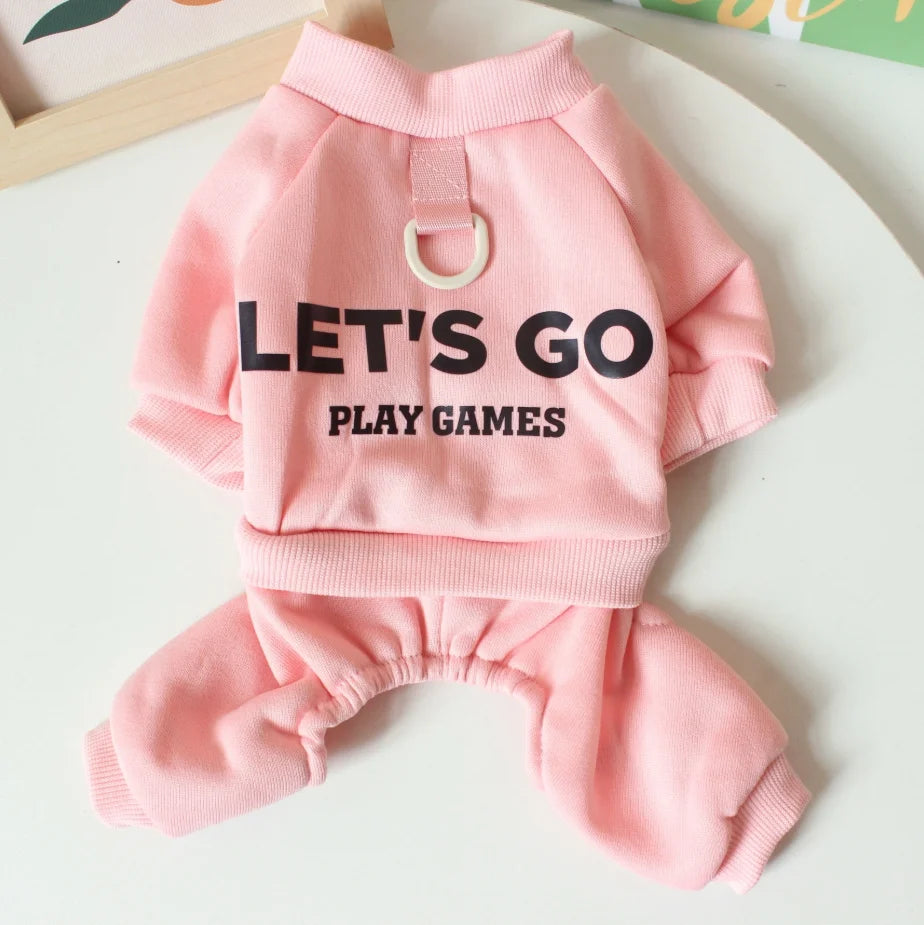 Dog Clothes Cotton Soft Overalls for Dogs Winter Puppy Jumpsuit Warm Coat Chihuahua Bichon French Bulldog Costumes Pet Clothing