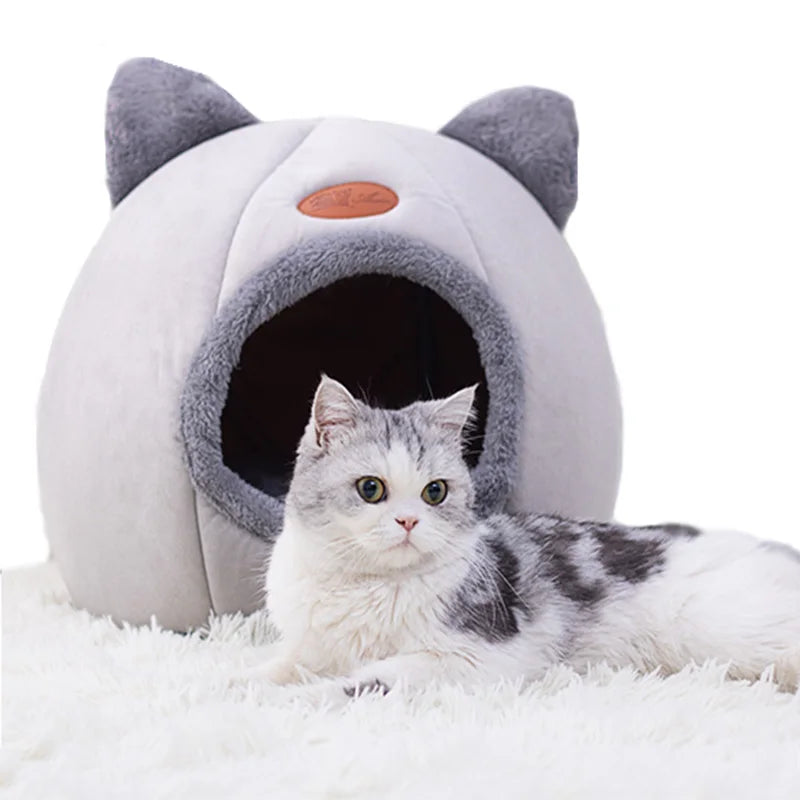 Cama Cueva para Gatos y Perros Pequeños