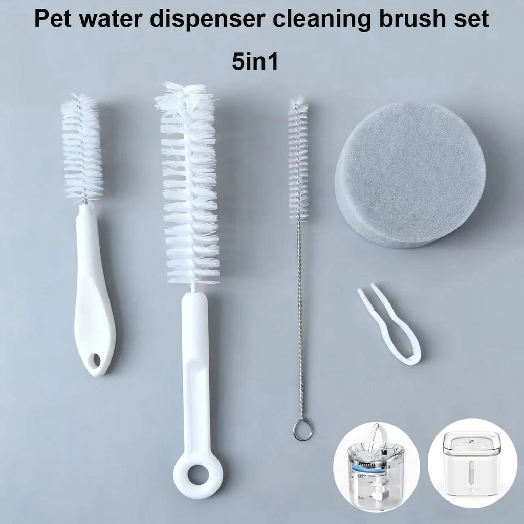 Cat Water Fountain Accessories Cleaning Brush Set for Pet Water Dispenser Pump Pipe Tube Bottle Cup Kettle Nozzles Cleaner Tools