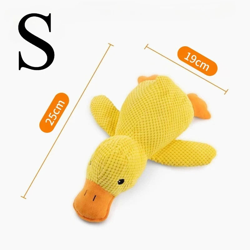 Pato de Peluche con Sonido para Perros - Resistente a Mordiscos para Razas Pequeñas y Grandes