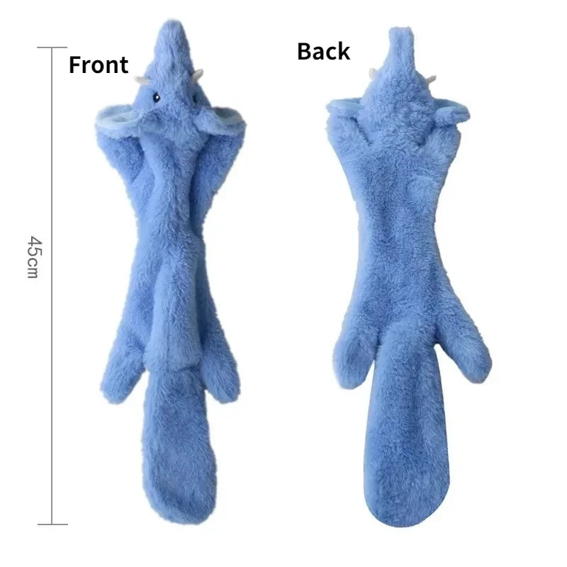 Juguete de Felpa Sin Relleno con Sonido para Perros - Forma de Animal Resistente