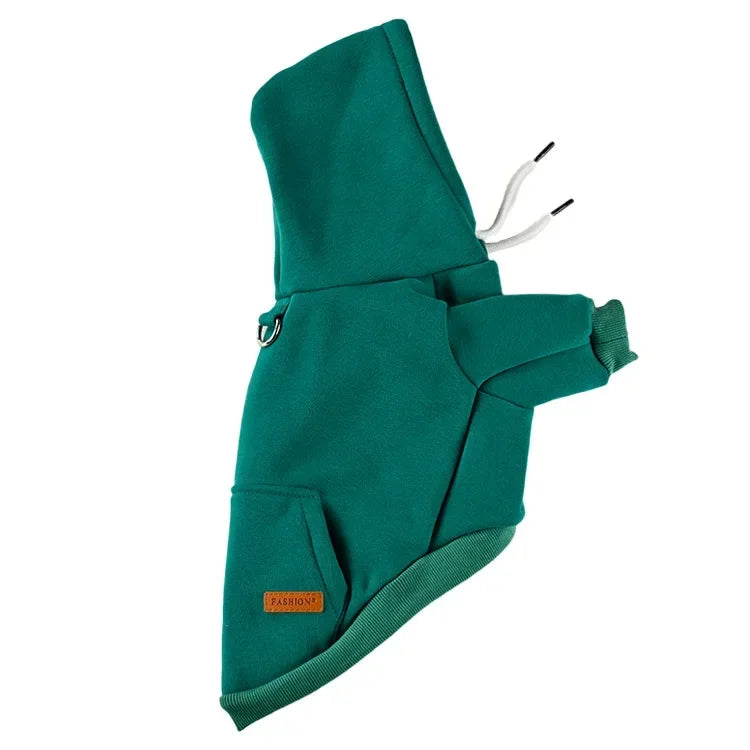 Sudadera Hoodie de Algodón para Perros Pequeños y Medianos – Estilo Clásico | Todas las Temporadas