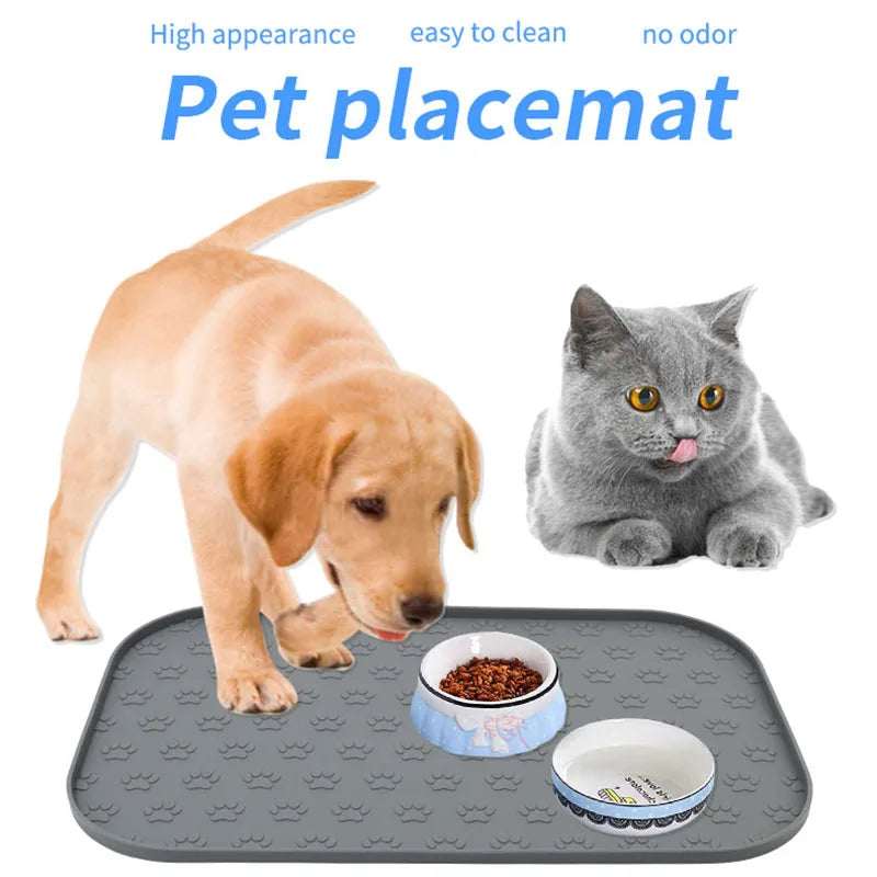 Mantel Individual de Silicona para Perros y Gatos