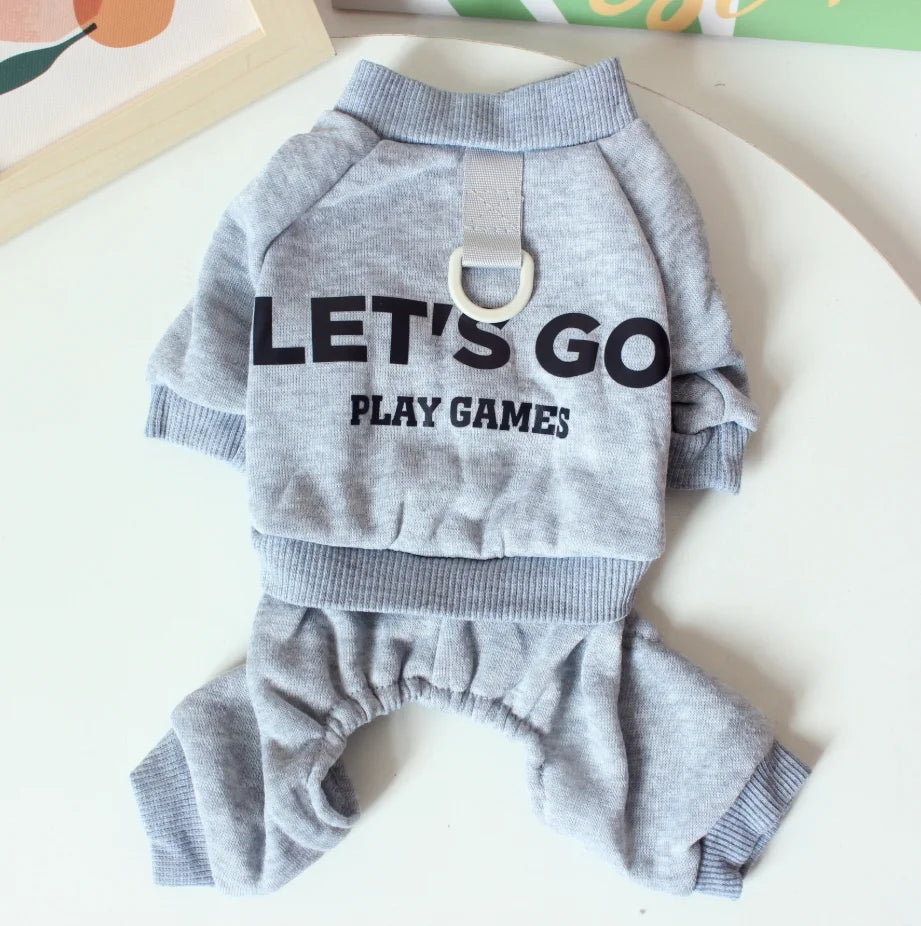Dog Clothes Cotton Soft Overalls for Dogs Winter Puppy Jumpsuit Warm Coat Chihuahua Bichon French Bulldog Costumes Pet Clothing