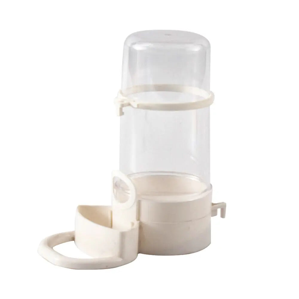 Bird Water Drinker Feeder Container Automatic Pet Feeder Birdcage Hanging Bowl Water Bottle Parrot Drinking Water Food Dispenser