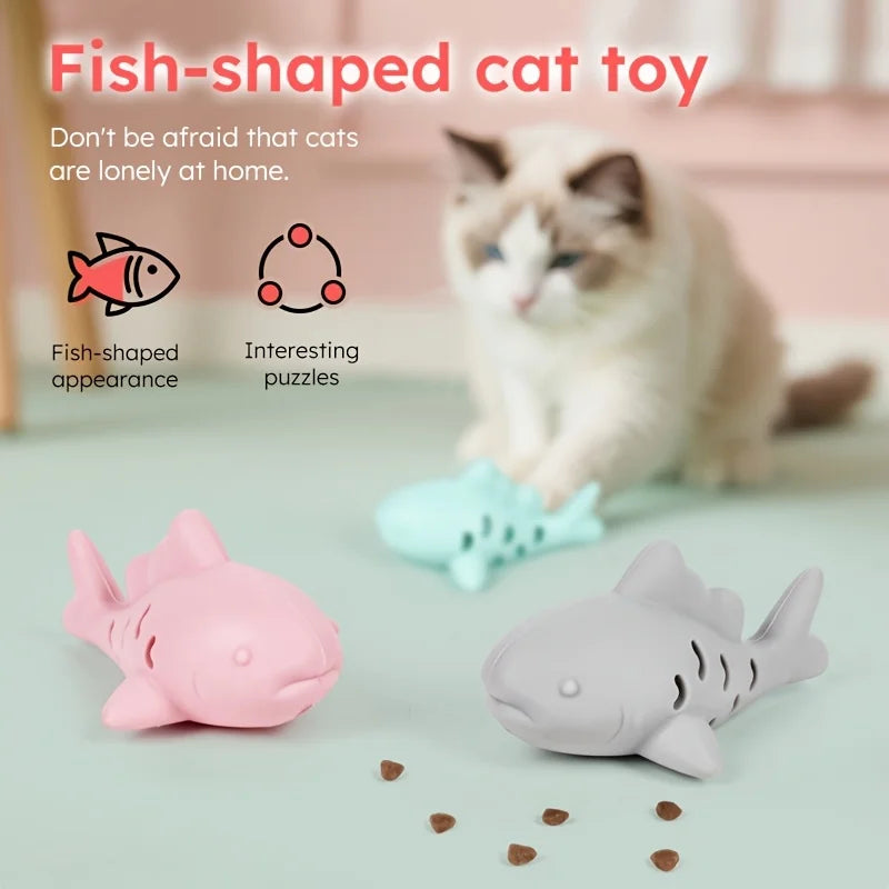 Juguete Interactivo de Silicona para Gatos y Perros Pequeños - Esconde Premios y Limpia Dientes