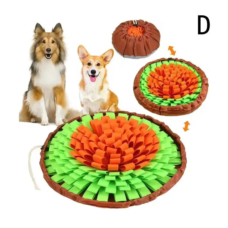 Alfombra Olfativa Interactiva para Perros y Gatos - Juego de Forrajeo y Alimentación Lenta
