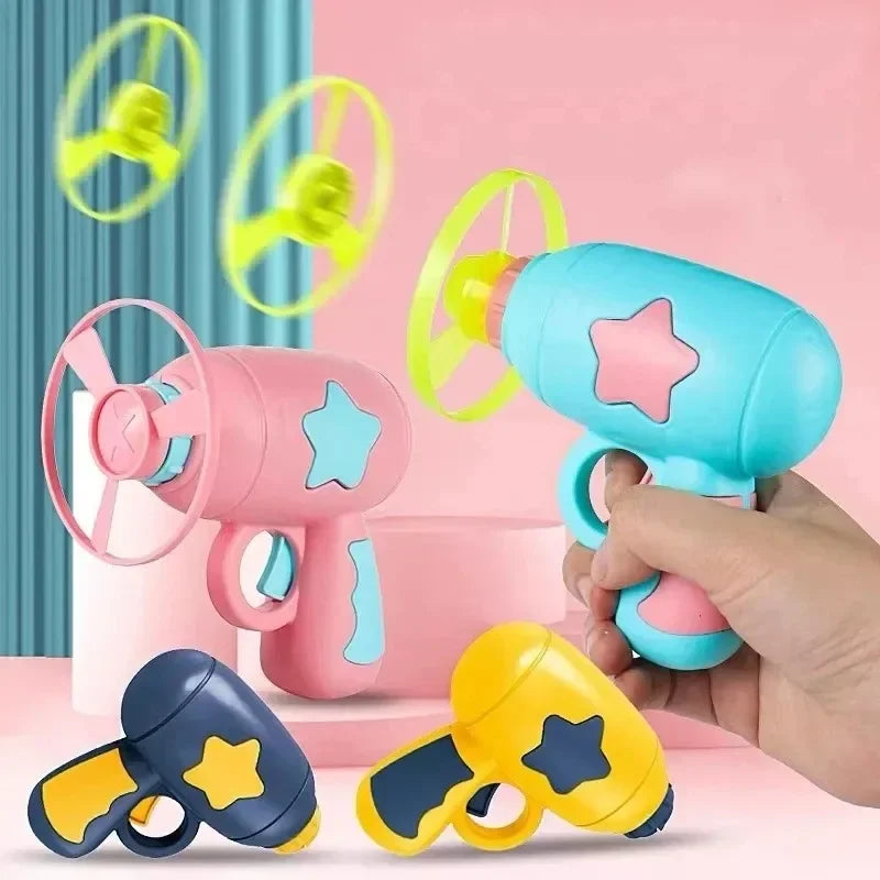 Lanzador de Mini Discos para Gatos - Juguete Interactivo de Persecución y Entrenamiento