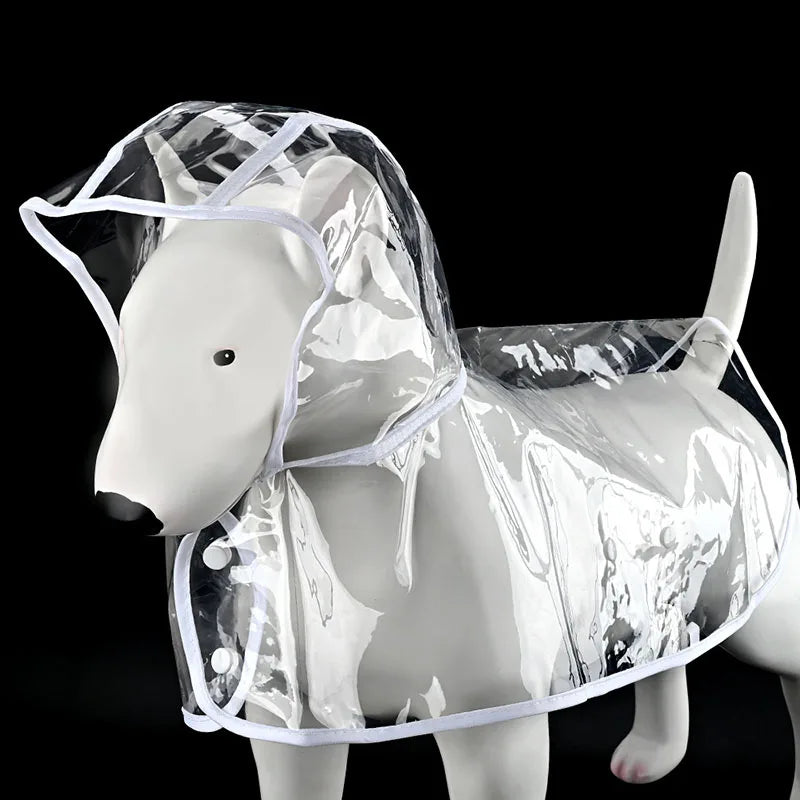 S/XL Pet Raincoat Transparent Dog Raincoat Waterproof and Windproof Pet Clothing Large Dog Pet Dog Costume