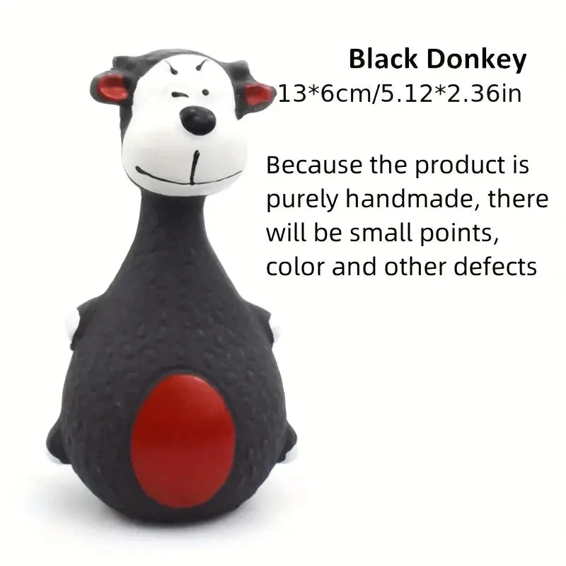 Juguetes de Goma con Sonido para Perros Pequeños y Medianos - 4 Diseños