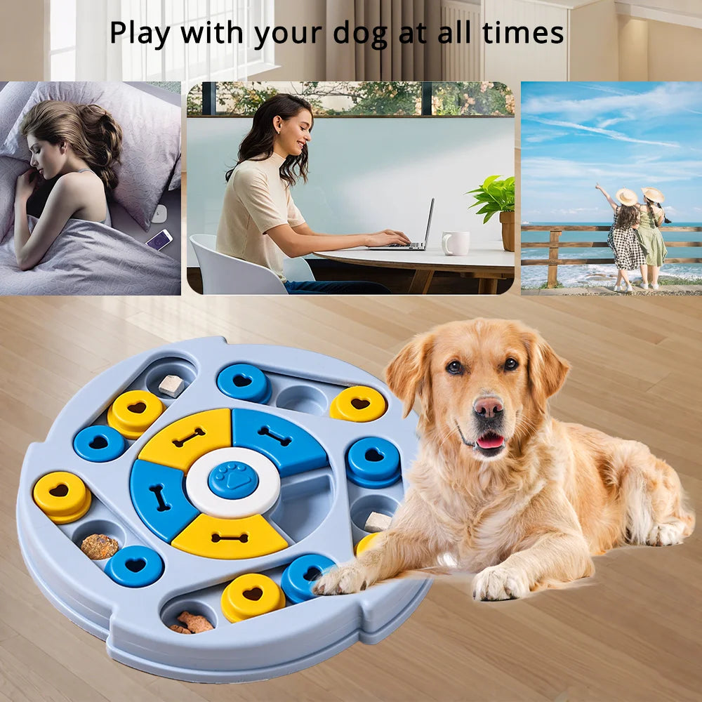 Juguete Dispensador de Premios para Perros - Puzzle Interactivo Antiaburrimiento