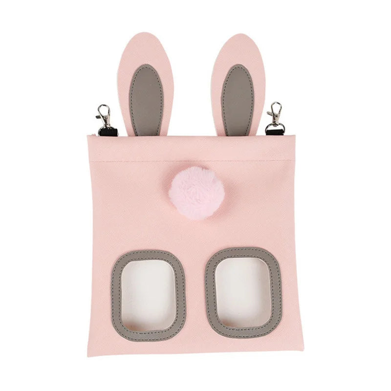 Bolsa Dispensadora de Heno para Conejos, Chinchillas y Hámsters – Resistente a Mordiscos con Clips