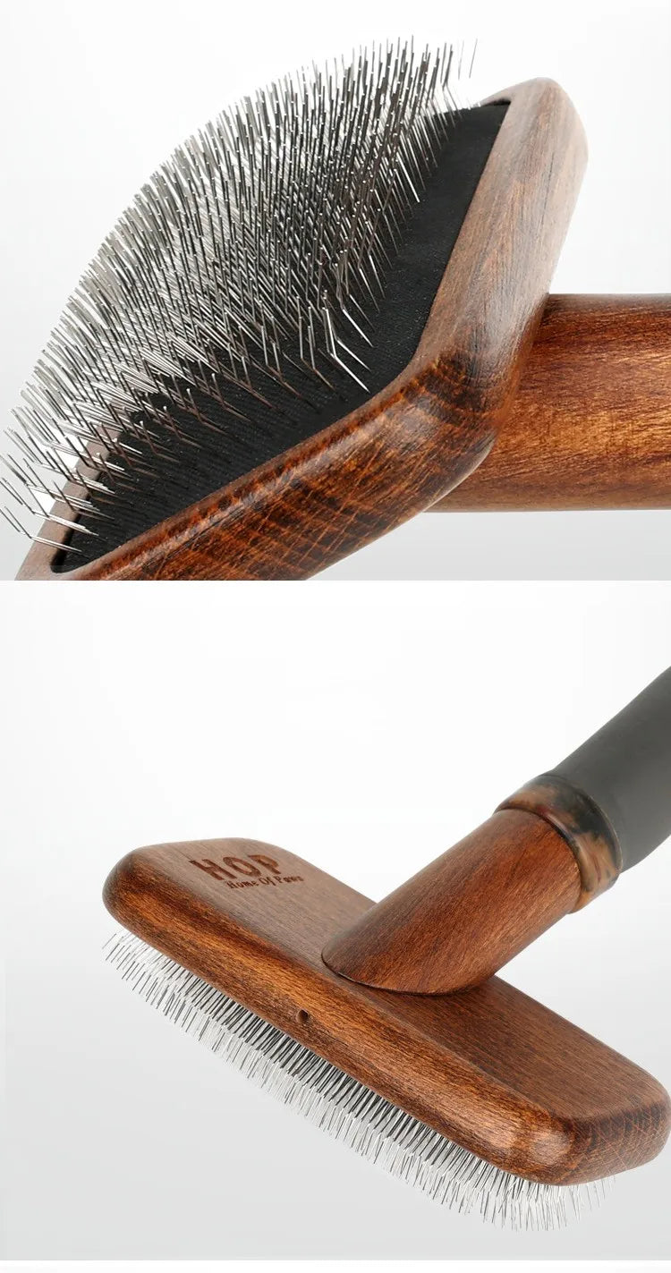 Dog Comb Pet Hair Remover Wooden Dogs Brush Massage Cat Brush Dog Grooming Combs for Dog Long Hair Cleaning Pet Supplies