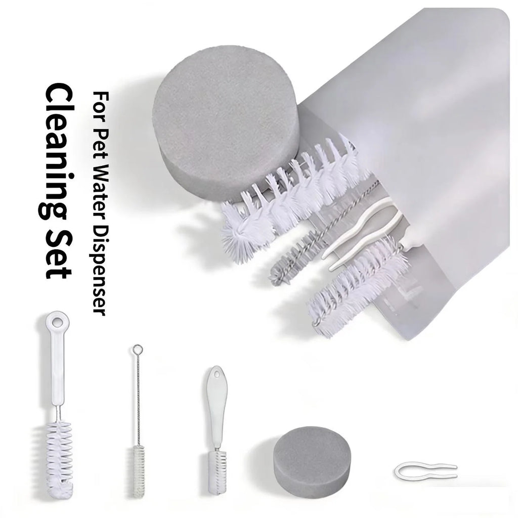 Cat Water Fountain Accessories Cleaning Brush Set for Pet Water Dispenser Pump Pipe Tube Bottle Cup Kettle Nozzles Cleaner Tools