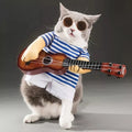 Disfraz de Guitarrista para Perros y Gatos – Cosplay Divertido para Halloween y Fiestas | Tallas M a XL