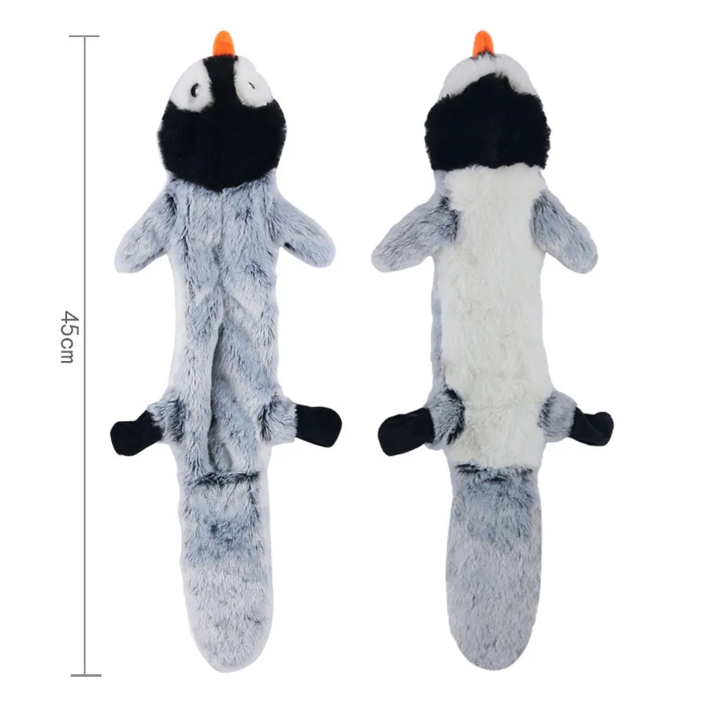 Juguete de Felpa Sin Relleno con Sonido para Perros - Forma de Animal Resistente