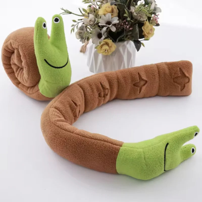 Juguete Olfativo para Perros y Gatos - Alfombra Snuffle con Forma de Caracol/ Perro salchicha