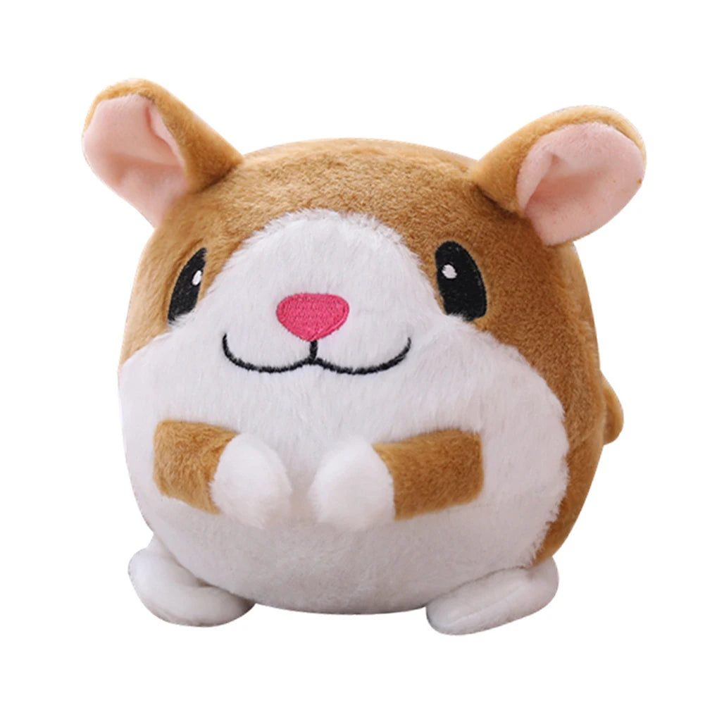 Pelota de Peluche Automática con Vibración y Sonido para Perros - Lavable 15 cm