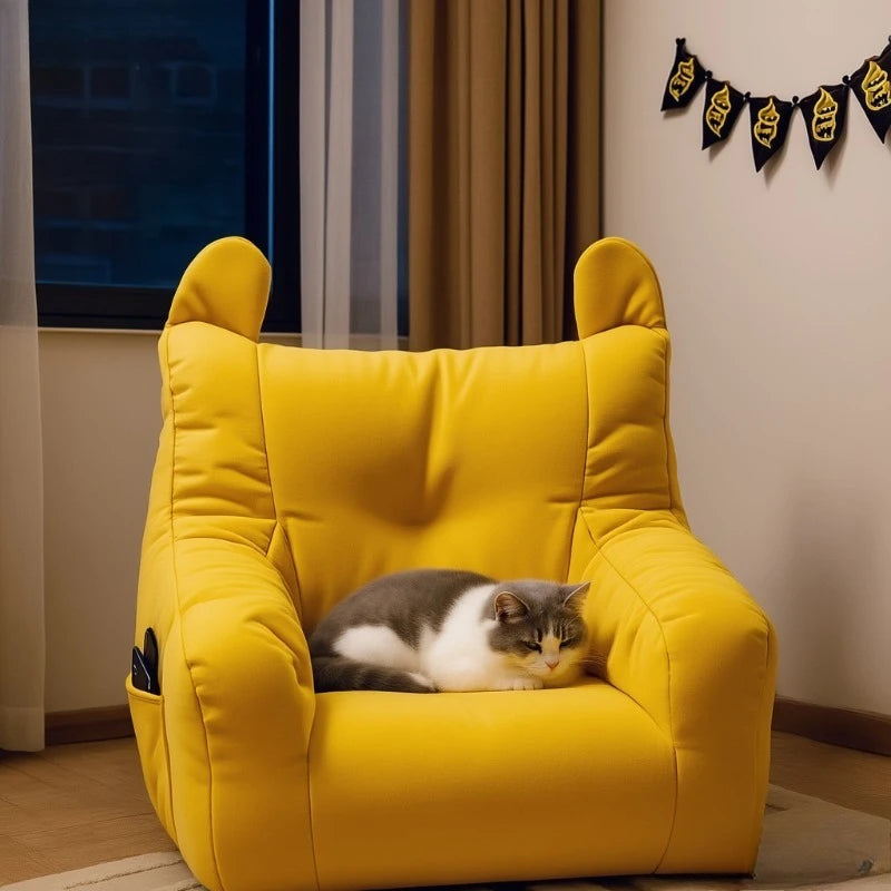 Sofá Cama para Gatos y Perros con Diseño Divertido