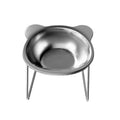 Cuenco de Acero Inoxidable Inclinado con Soporte para Gatos y Perros – Protege el Cuello