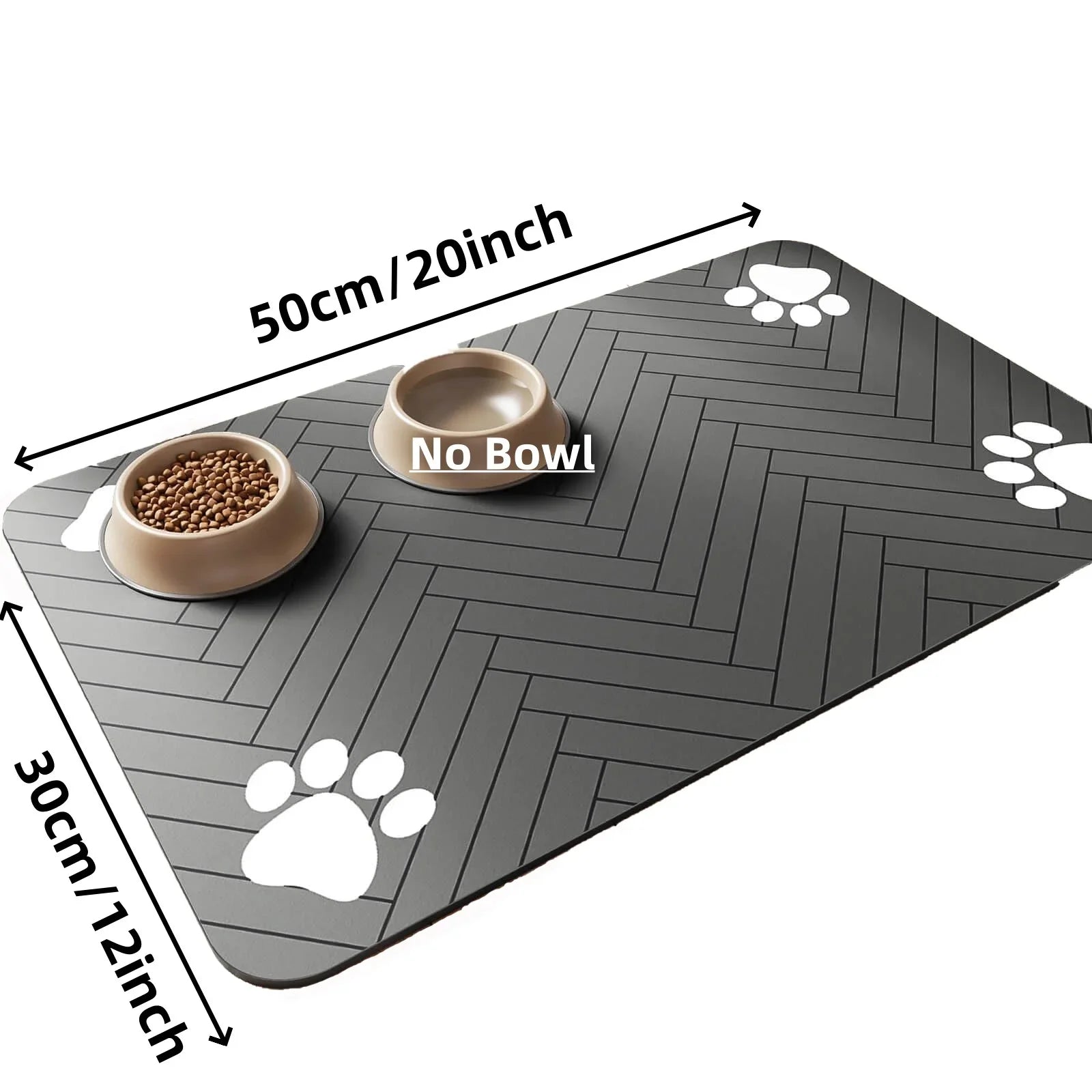Tapete Absorbente para Comedero de Perros y Gatos