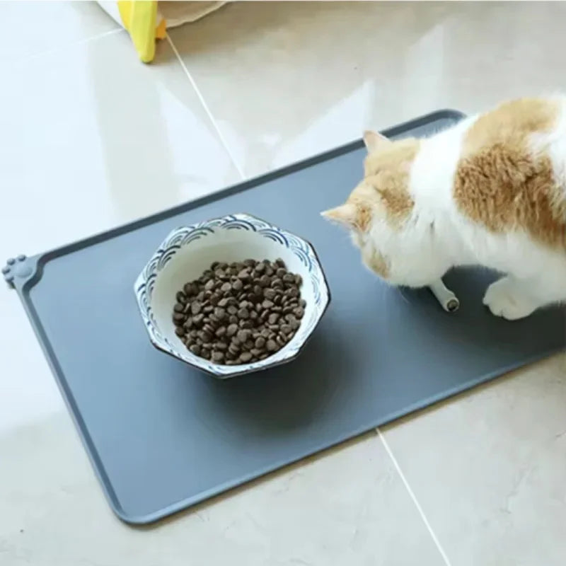 Bandeja Comedero de Silicona para Perros y Gatos