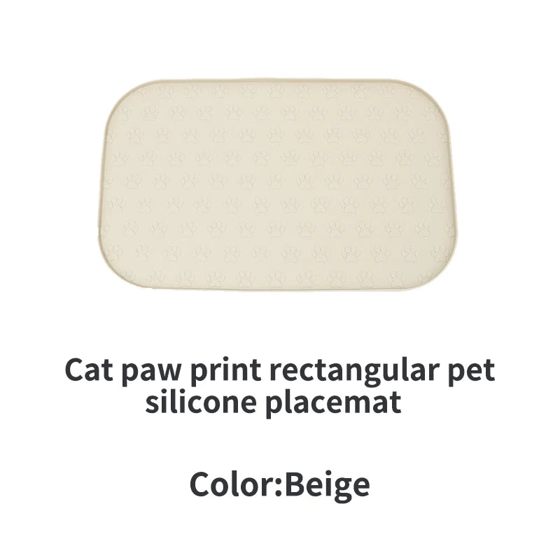 Mantel Individual de Silicona para Perros y Gatos