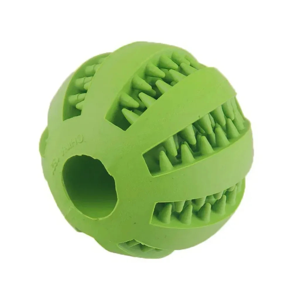 Pelota Dispensadora de Premios para Perros - Goma Resistente con Diseño Sandía