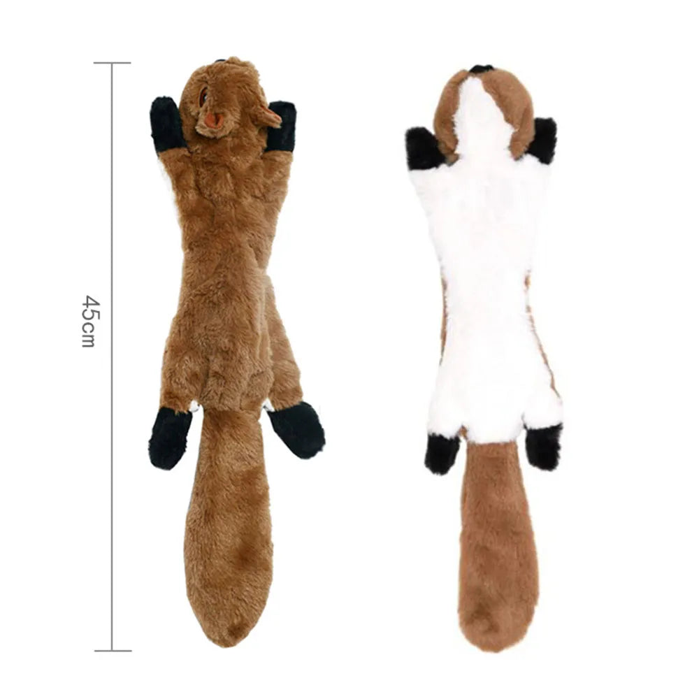 Juguete de Felpa Sin Relleno con Sonido para Perros - Forma de Animal Resistente