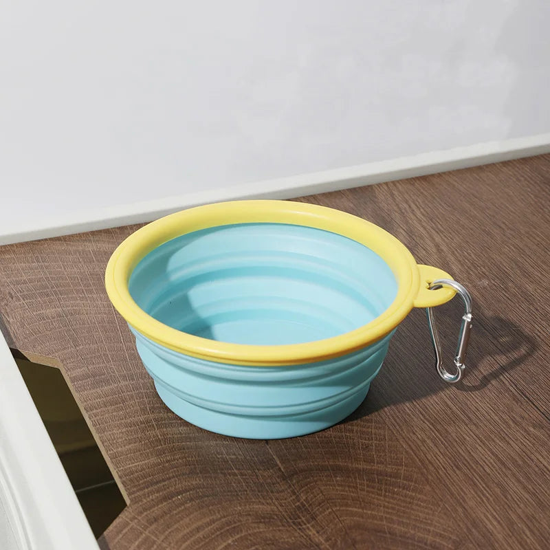 Cuenco Plegable Portátil 350 ml para Perros y Gatos – Diseños con Motivos de Mascota