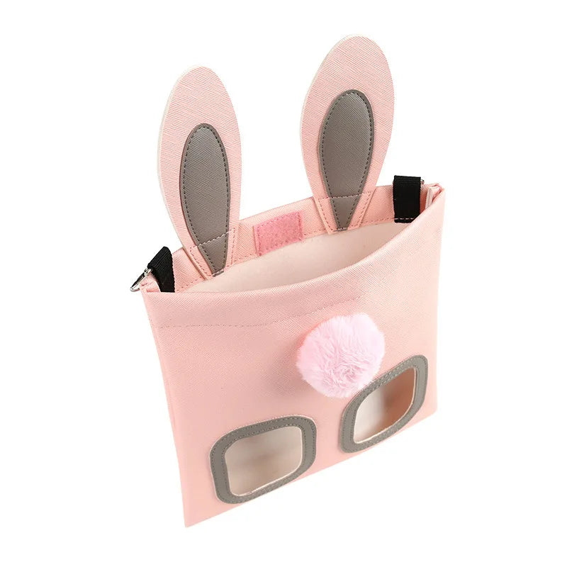 Bolsa Dispensadora de Heno para Conejos, Chinchillas y Hámsters – Resistente a Mordiscos con Clips