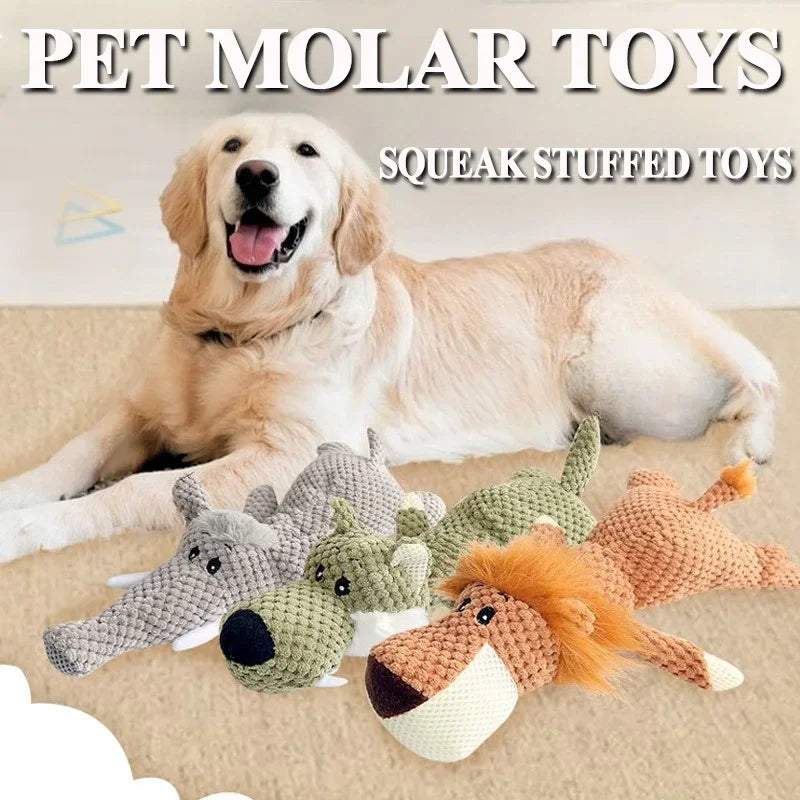 Juguete de Peluche con Sonido para Perros Grandes - Molar Resistente 35 cm